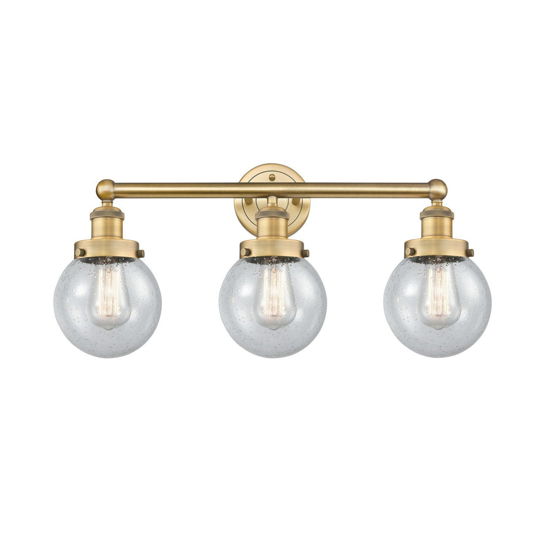 Innovations Edison 616-3W-BB-G204-6 Bath Vanity Light 25 in. wide - Brushed Brass
