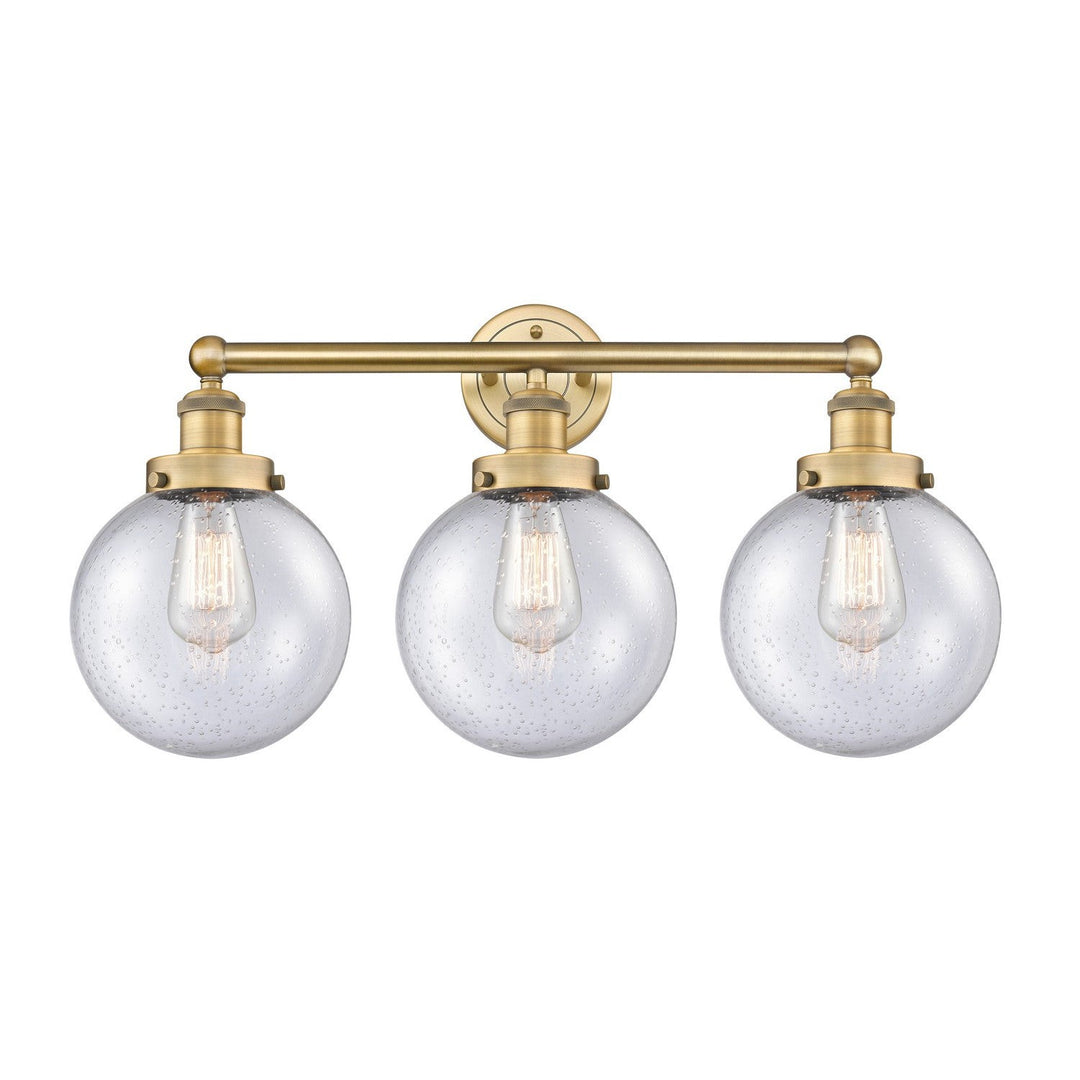 Innovations Edison 616-3W-BB-G204-8 Bath Vanity Light 25 in. wide - Brushed Brass