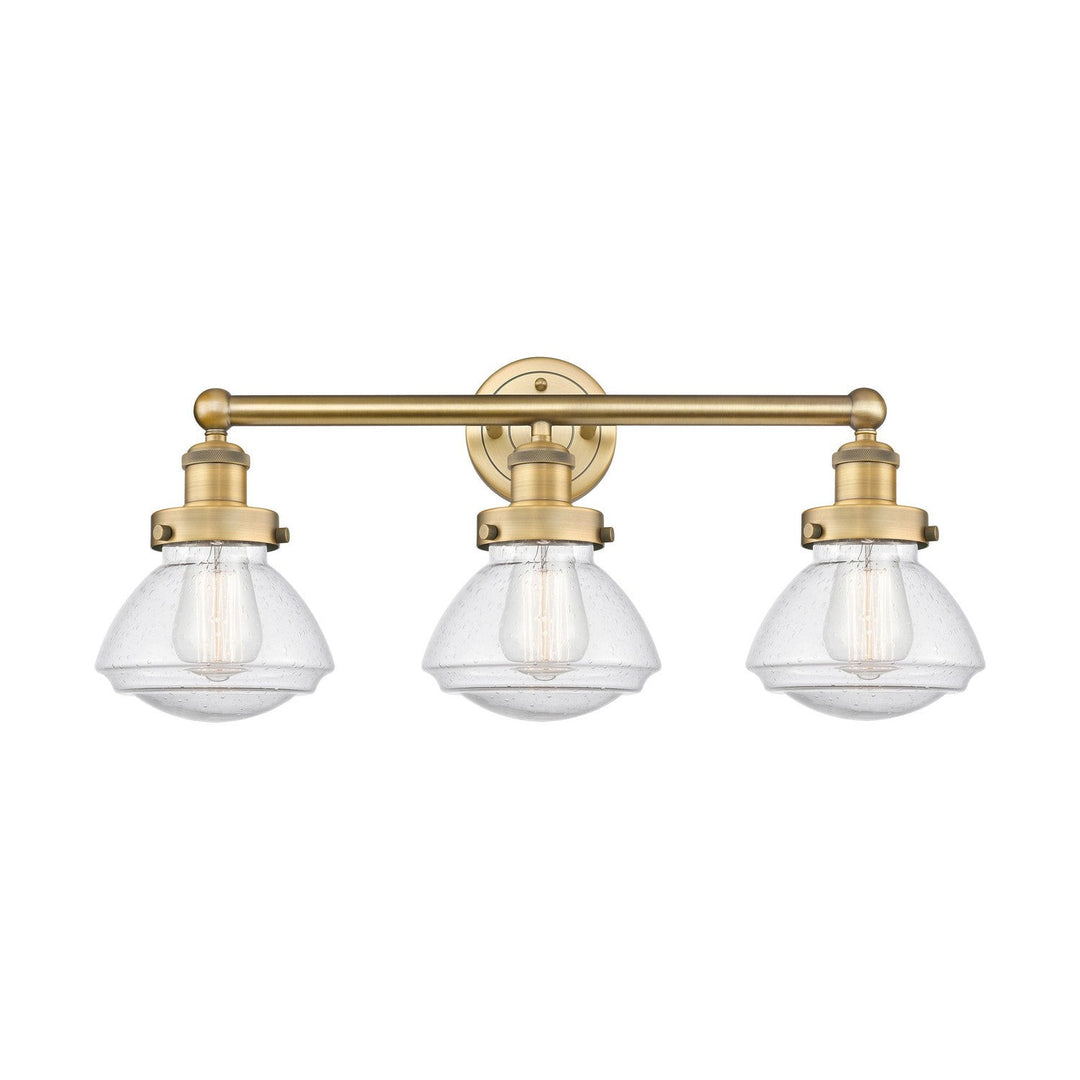 Innovations Edison 616-3W-BB-G324 Bath Vanity Light 25 in. wide - Brushed Brass