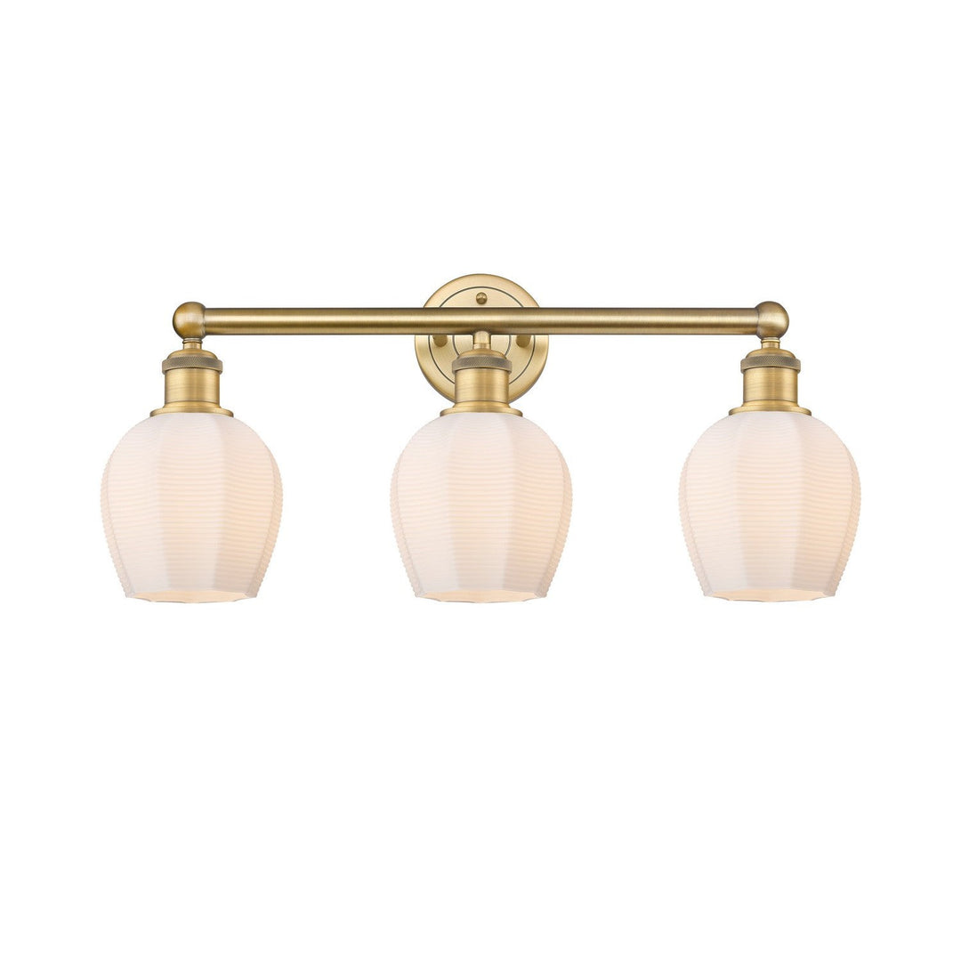 Innovations Edison 616-3W-BB-G461-6 Bath Vanity Light 24 in. wide - Brushed Brass