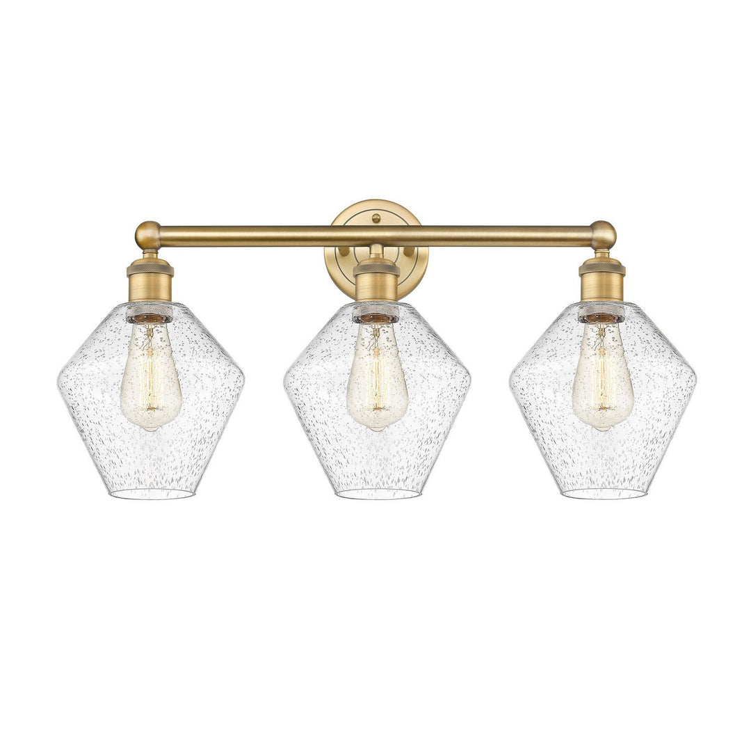 Innovations Downtown Urban 616-3W-BB-G654-8 Bath Vanity Light 26 in. wide - Brushed Brass