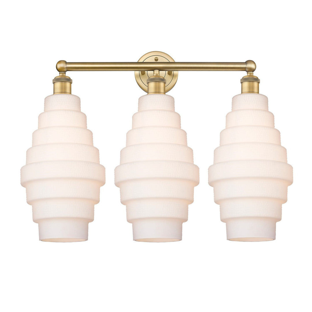 Innovations Downtown Urban 616-3W-BB-G671-8 Bath Vanity Light 26 in. wide - Brushed Brass