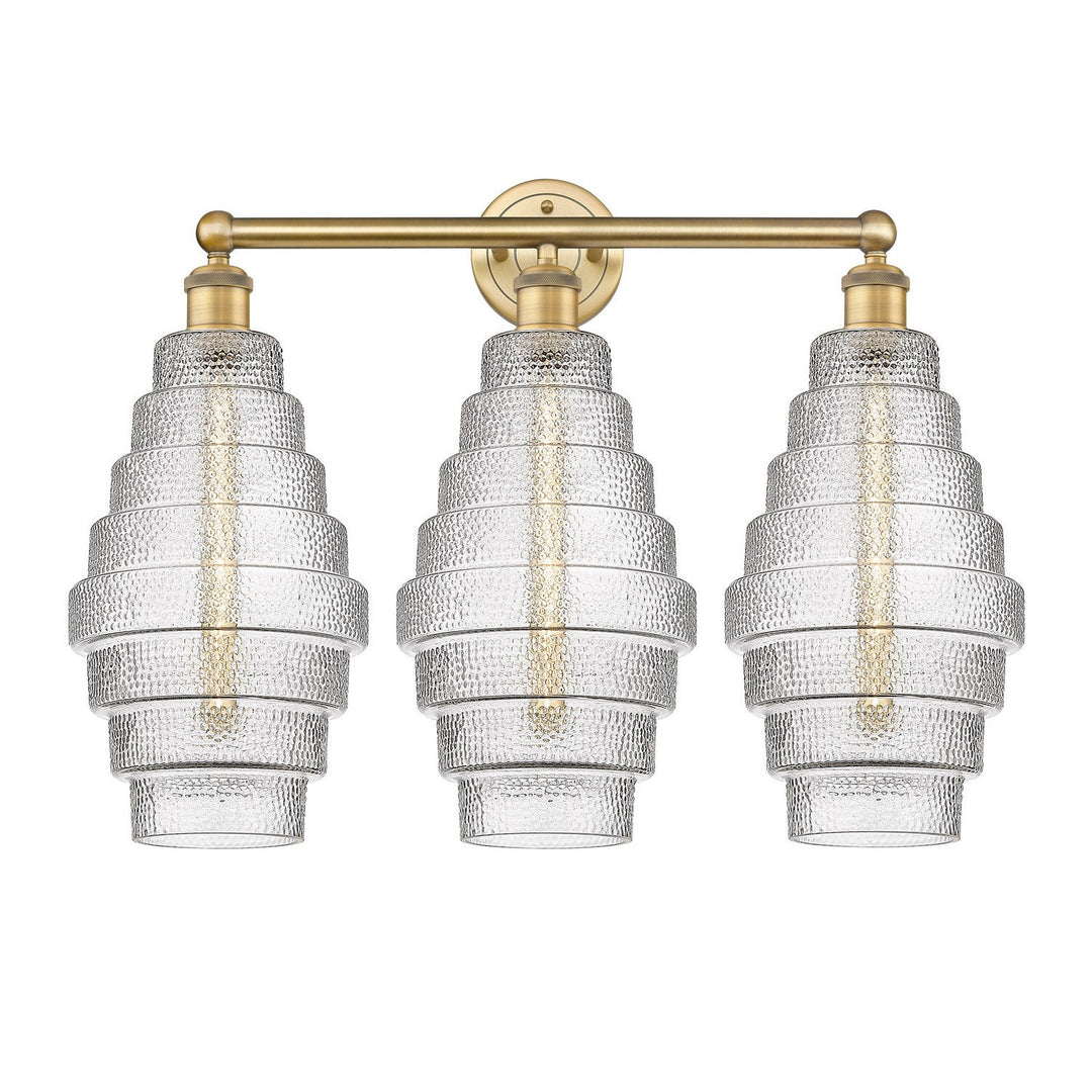 Innovations Downtown Urban 616-3W-BB-G672-8 Bath Vanity Light 26 in. wide - Brushed Brass