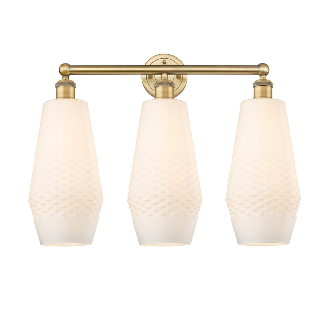 Innovations Downtown Urban 616-3W-BB-G681-7 Bath Vanity Light 25 in. wide - Brushed Brass