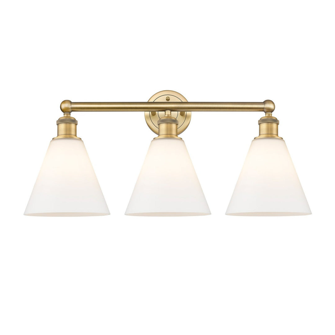 Innovations Downtown Urban 616-3W-BB-GBC-81 Bath Vanity Light 26 in. wide - Brushed Brass