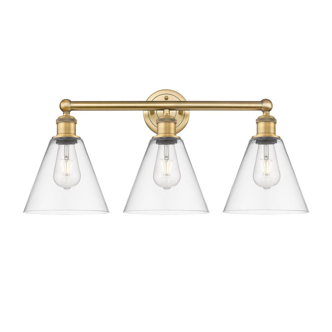 Innovations Downtown Urban 616-3W-BB-GBC-82 Bath Vanity Light 26 in. wide - Brushed Brass