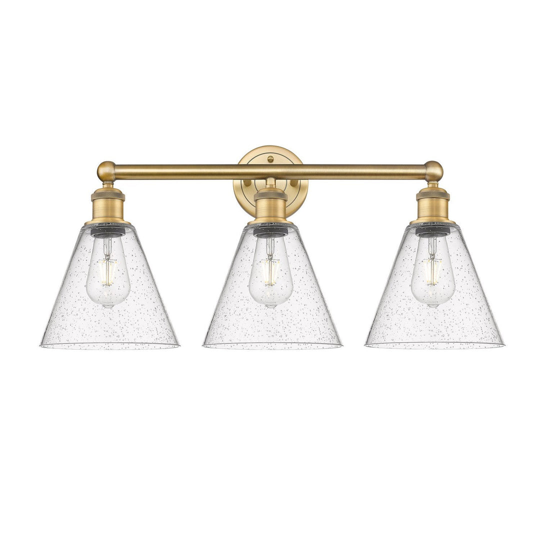 Innovations Downtown Urban 616-3W-BB-GBC-84 Bath Vanity Light 26 in. wide - Brushed Brass