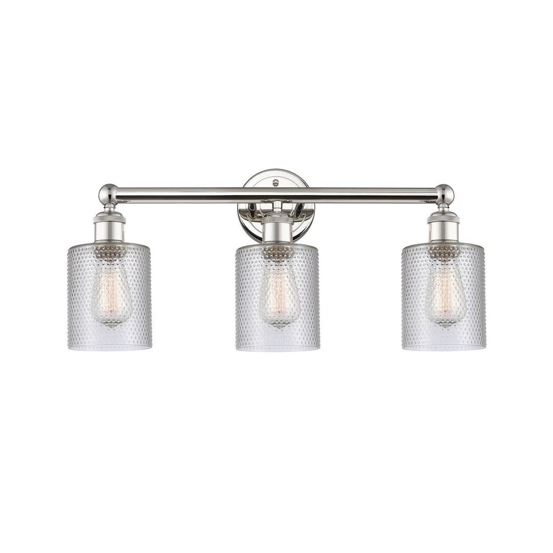 Innovations Edison 616-3W-PN-G112 Bath Vanity Light 23 in. wide - Polished Nickel