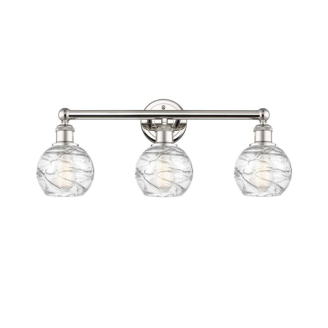 Innovations Edison 616-3W-PN-G1213-6 Bath Vanity Light 24 in. wide - Polished Nickel