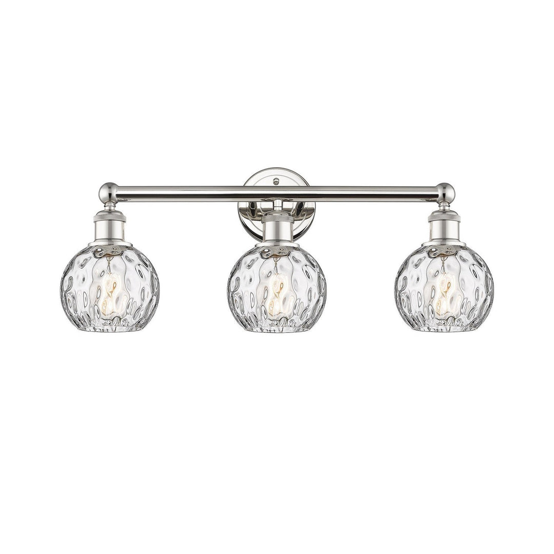 Innovations Edison 616-3W-PN-G1215-6 Bath Vanity Light 24 in. wide - Polished Nickel