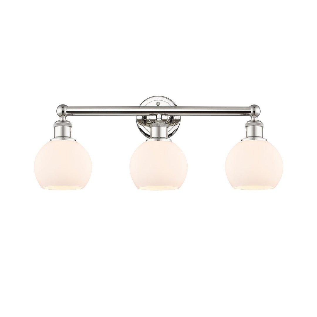 Innovations Edison 616-3W-PN-G121-6 Bath Vanity Light 24 in. wide - Polished Nickel