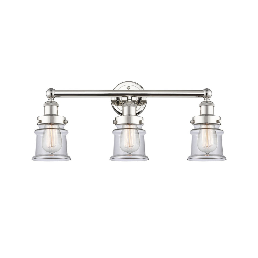 Innovations Edison 616-3W-PN-G182S Bath Vanity Light 24 in. wide - Polished Nickel