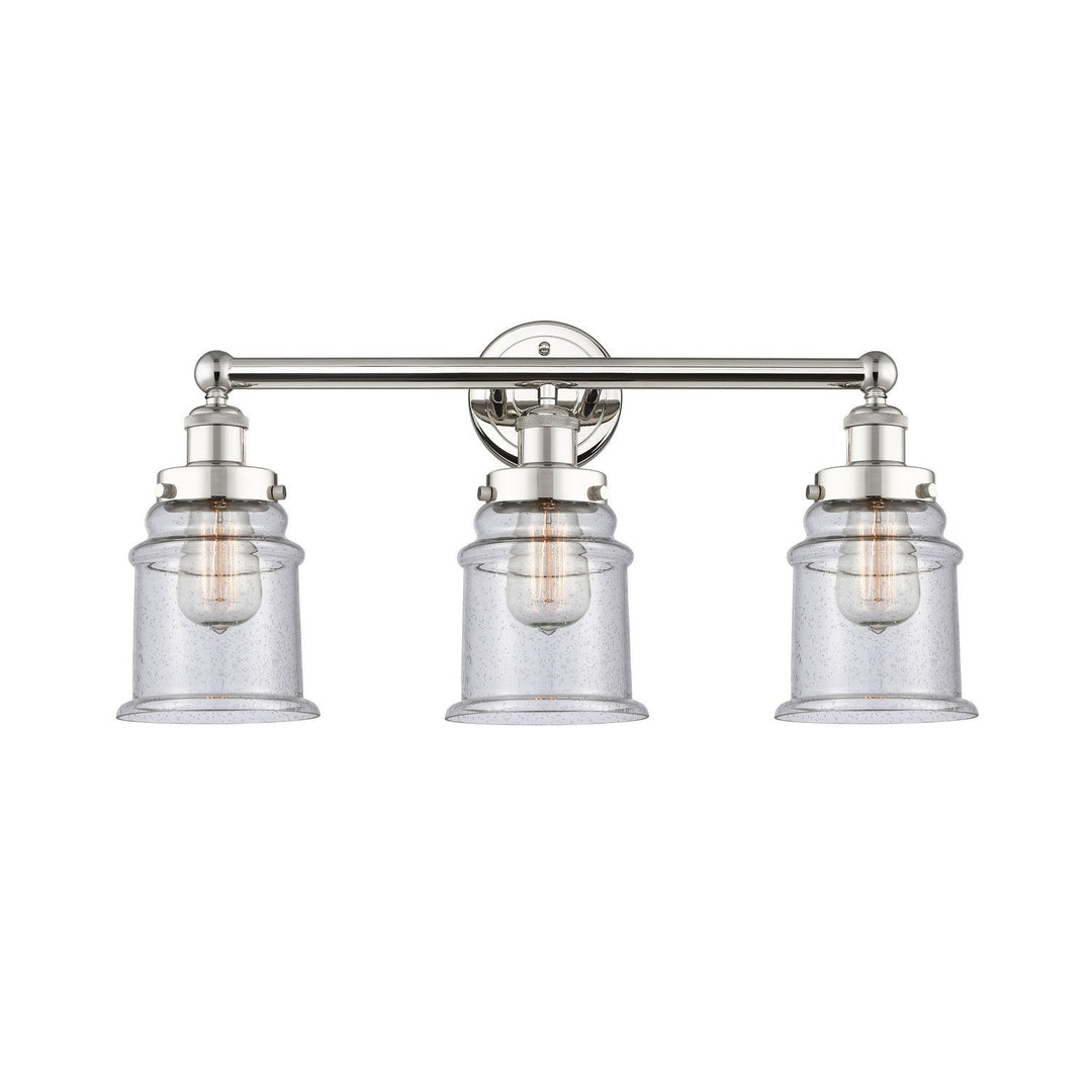 Innovations Edison 616-3W-PN-G184 Bath Vanity Light 24 in. wide - Polished Nickel