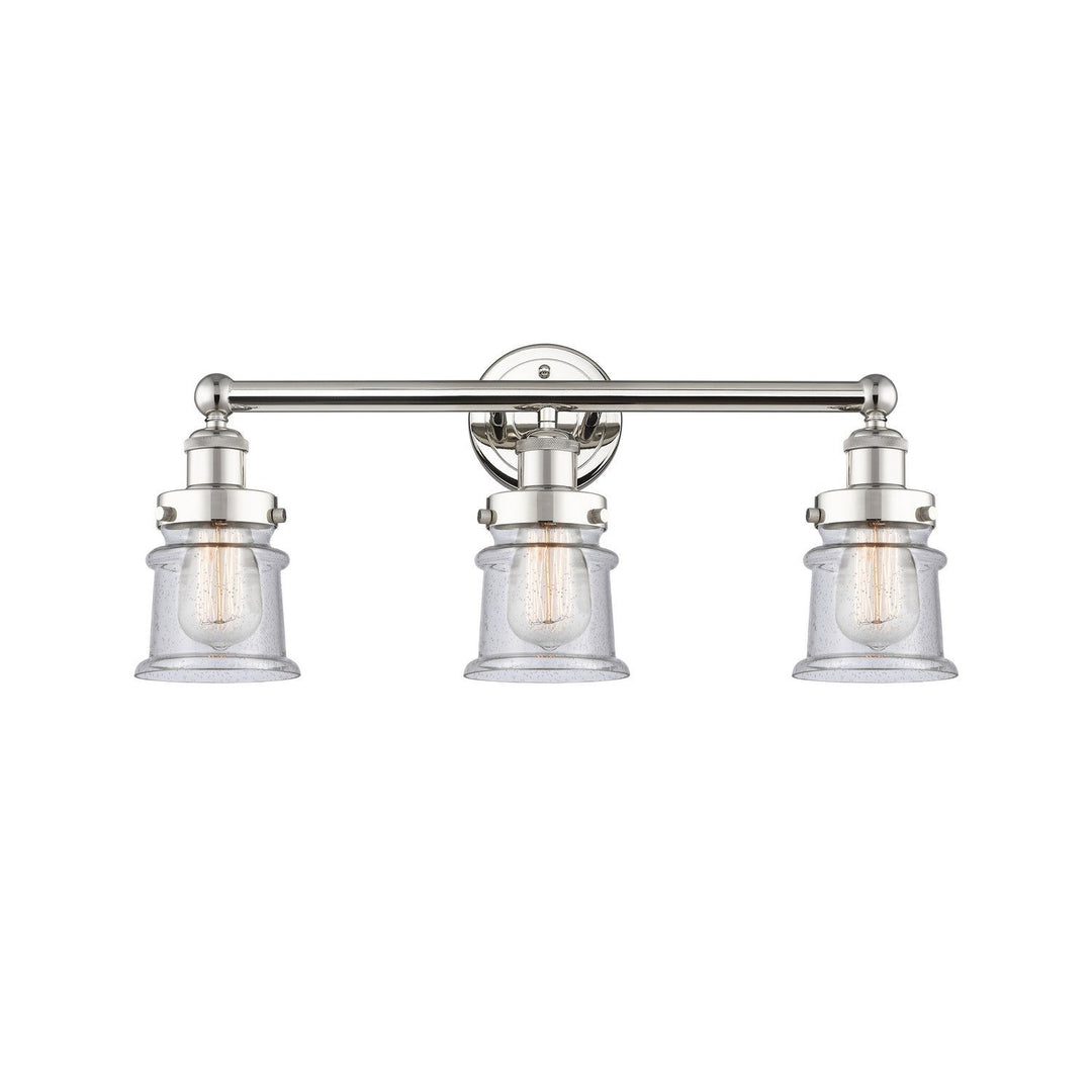 Innovations Edison 616-3W-PN-G184S Bath Vanity Light 24 in. wide - Polished Nickel