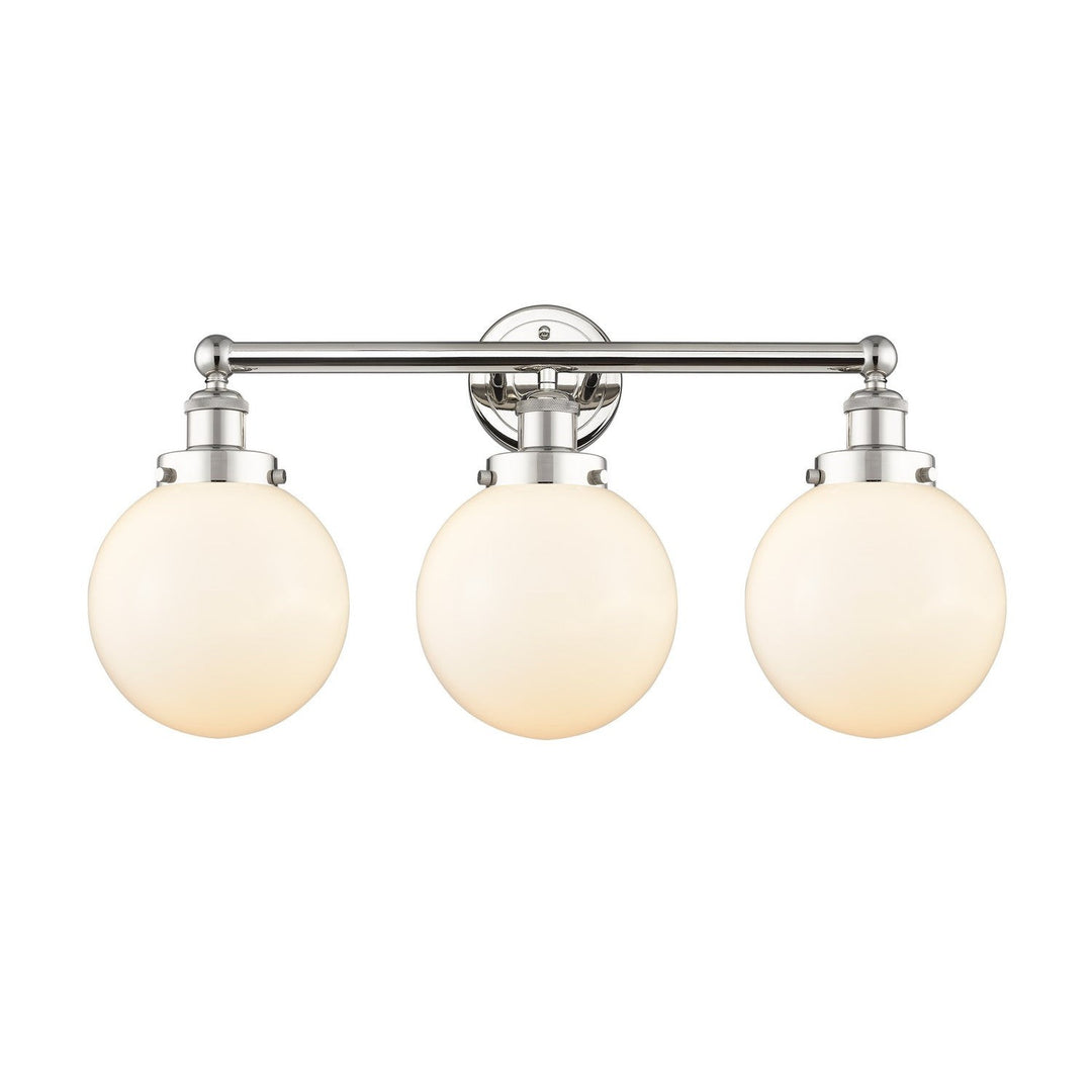 Innovations Edison 616-3W-PN-G201-8 Bath Vanity Light 25 in. wide - Polished Nickel