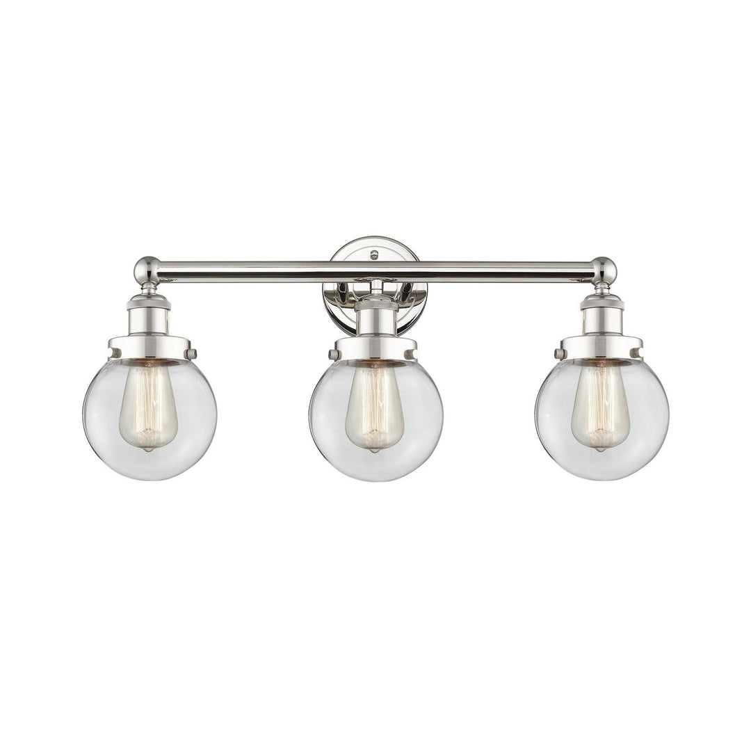 Innovations Edison 616-3W-PN-G202-6 Bath Vanity Light 25 in. wide - Polished Nickel