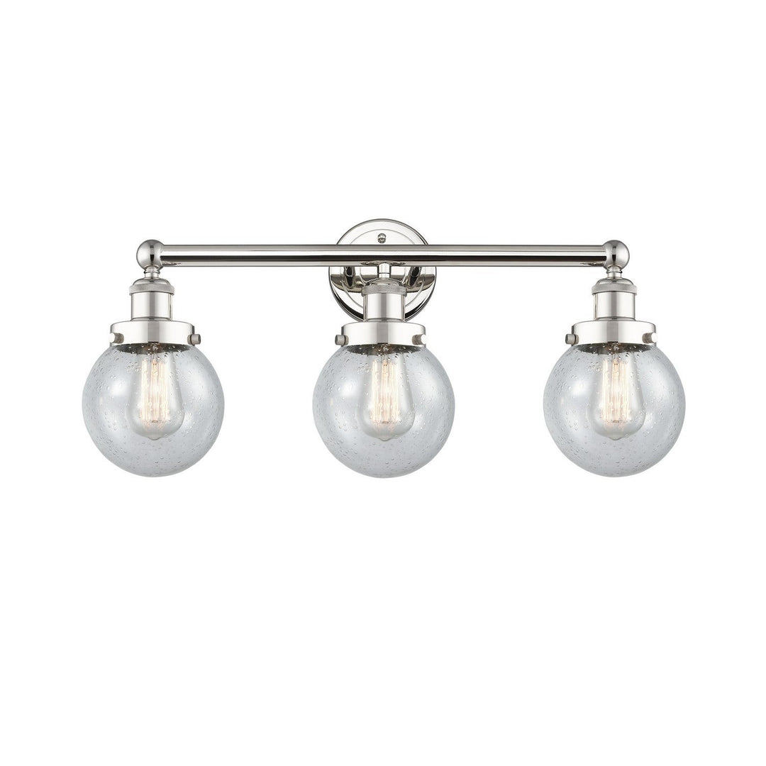 Innovations Edison 616-3W-PN-G204-6 Bath Vanity Light 25 in. wide - Polished Nickel
