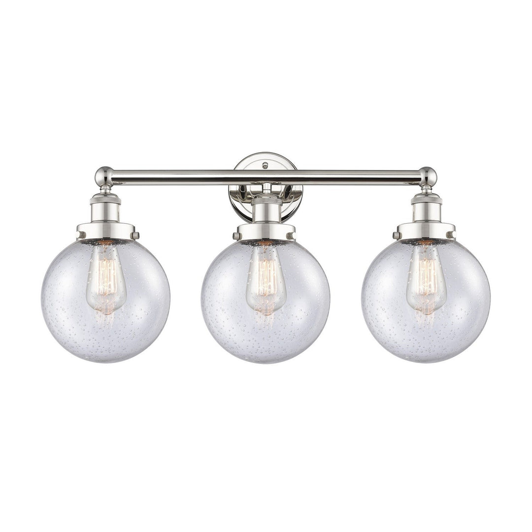 Innovations Edison 616-3W-PN-G204-8 Bath Vanity Light 25 in. wide - Polished Nickel