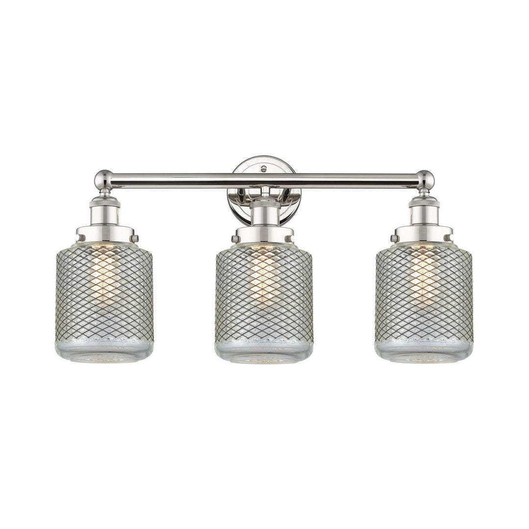 Innovations Edison 616-3W-PN-G262 Bath Vanity Light 24 in. wide - Polished Nickel