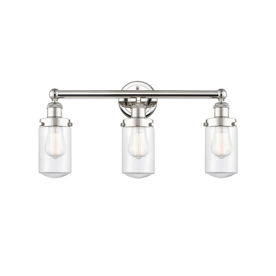 Innovations Edison 616-3W-PN-G312 Bath Vanity Light 25 in. wide - Polished Nickel