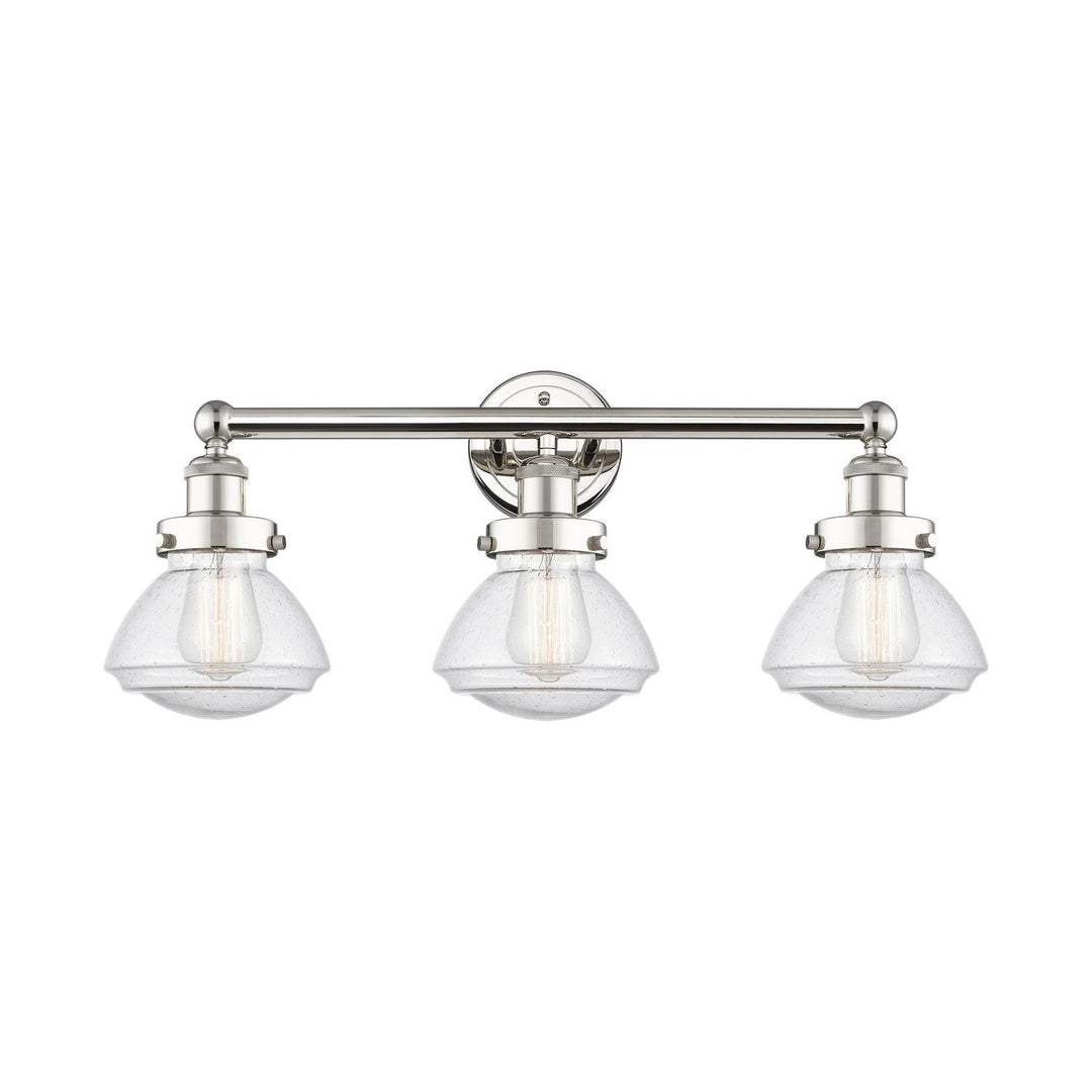 Innovations Edison 616-3W-PN-G324 Bath Vanity Light 25 in. wide - Polished Nickel