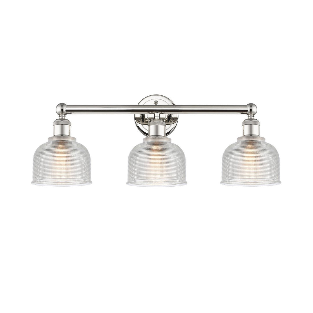 Innovations Edison 616-3W-PN-G412 Bath Vanity Light 24 in. wide - Polished Nickel