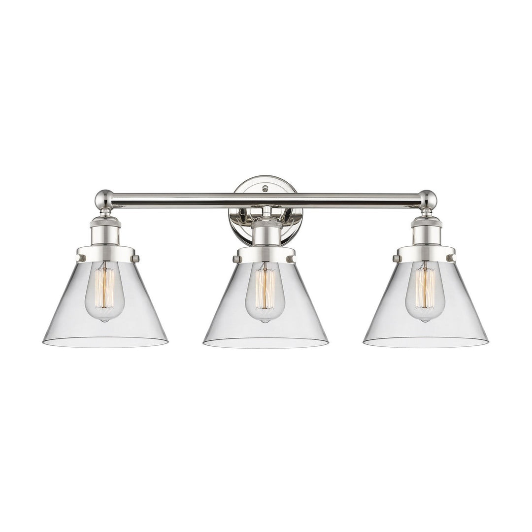 Innovations Edison 616-3W-PN-G42 Bath Vanity Light 26 in. wide - Polished Nickel