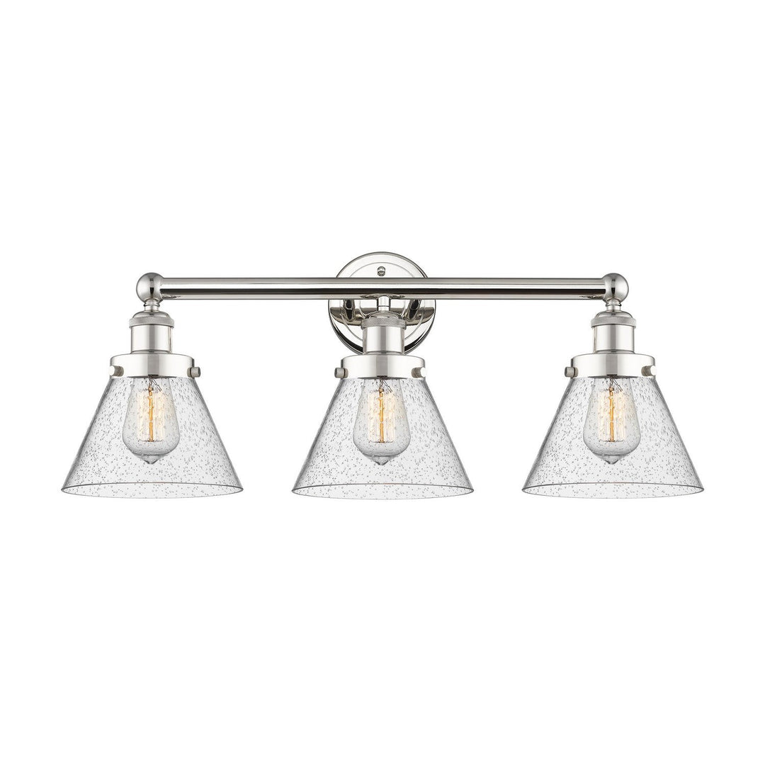 Innovations Edison 616-3W-PN-G44 Bath Vanity Light 25 in. wide - Polished Nickel