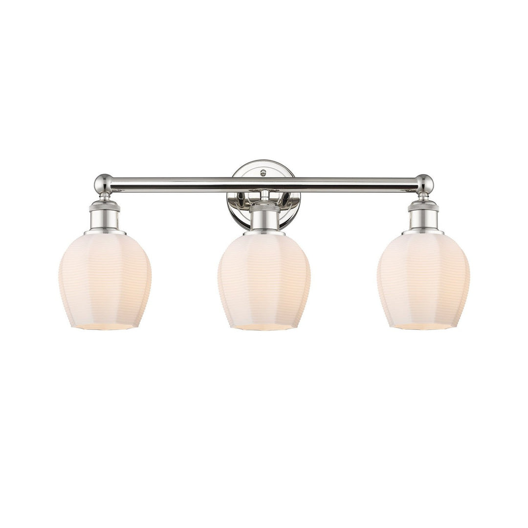 Innovations Edison 616-3W-PN-G461-6 Bath Vanity Light 24 in. wide - Polished Nickel