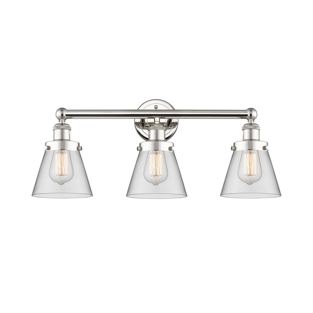 Innovations Edison 616-3W-PN-G62 Bath Vanity Light 25 in. wide - Polished Nickel