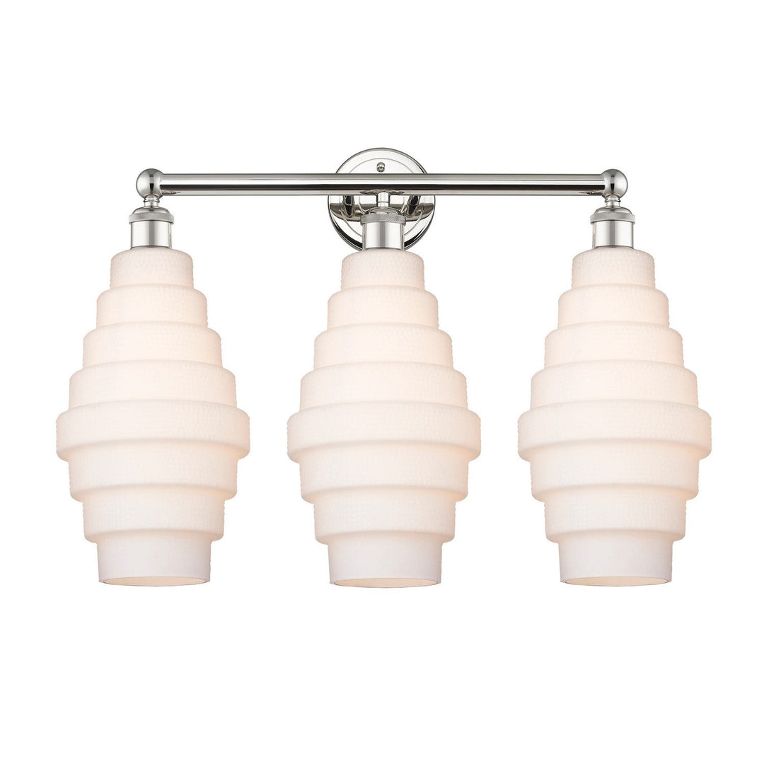 Innovations Downtown Urban 616-3W-PN-G671-8 Bath Vanity Light 26 in. wide - Polished Nickel