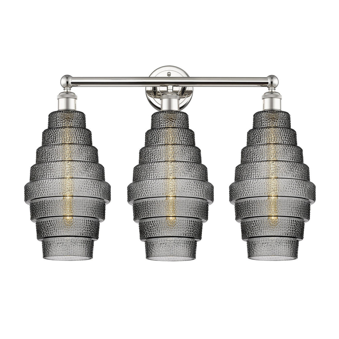 Innovations Downtown Urban 616-3W-PN-G673-8 Bath Vanity Light 26 in. wide - Polished Nickel