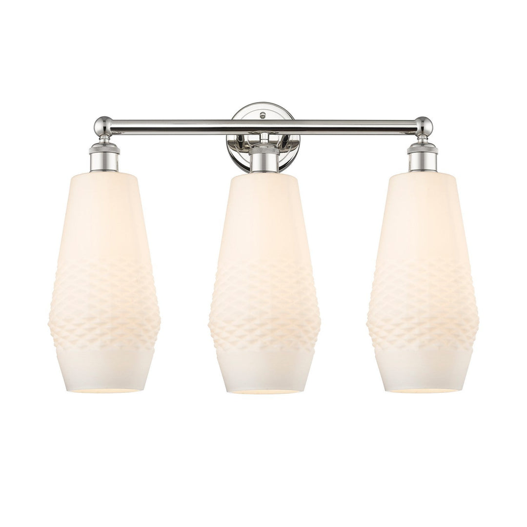 Innovations Downtown Urban 616-3W-PN-G681-7 Bath Vanity Light 25 in. wide - Polished Nickel