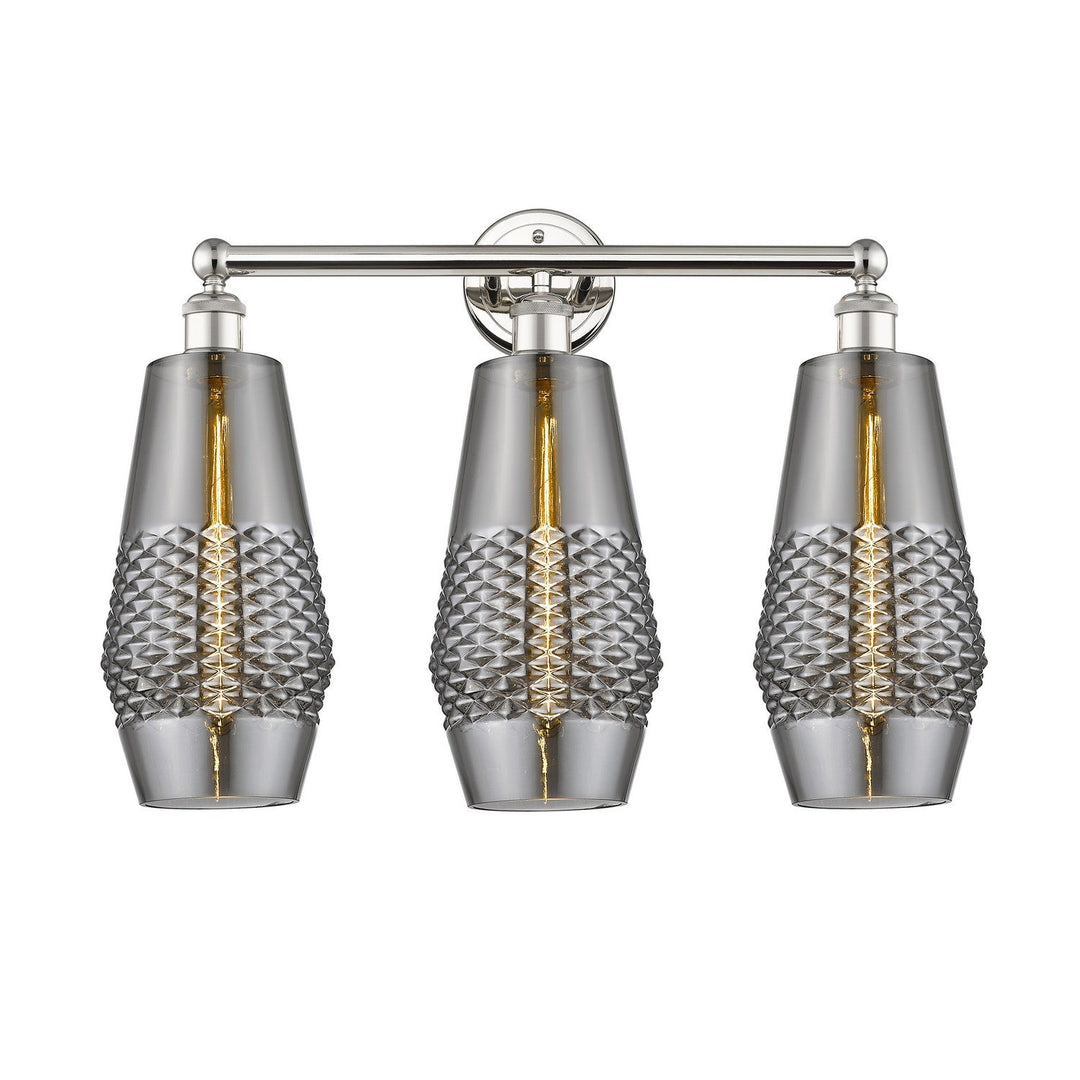 Innovations Downtown Urban 616-3W-PN-G683-7 Bath Vanity Light 25 in. wide - Polished Nickel