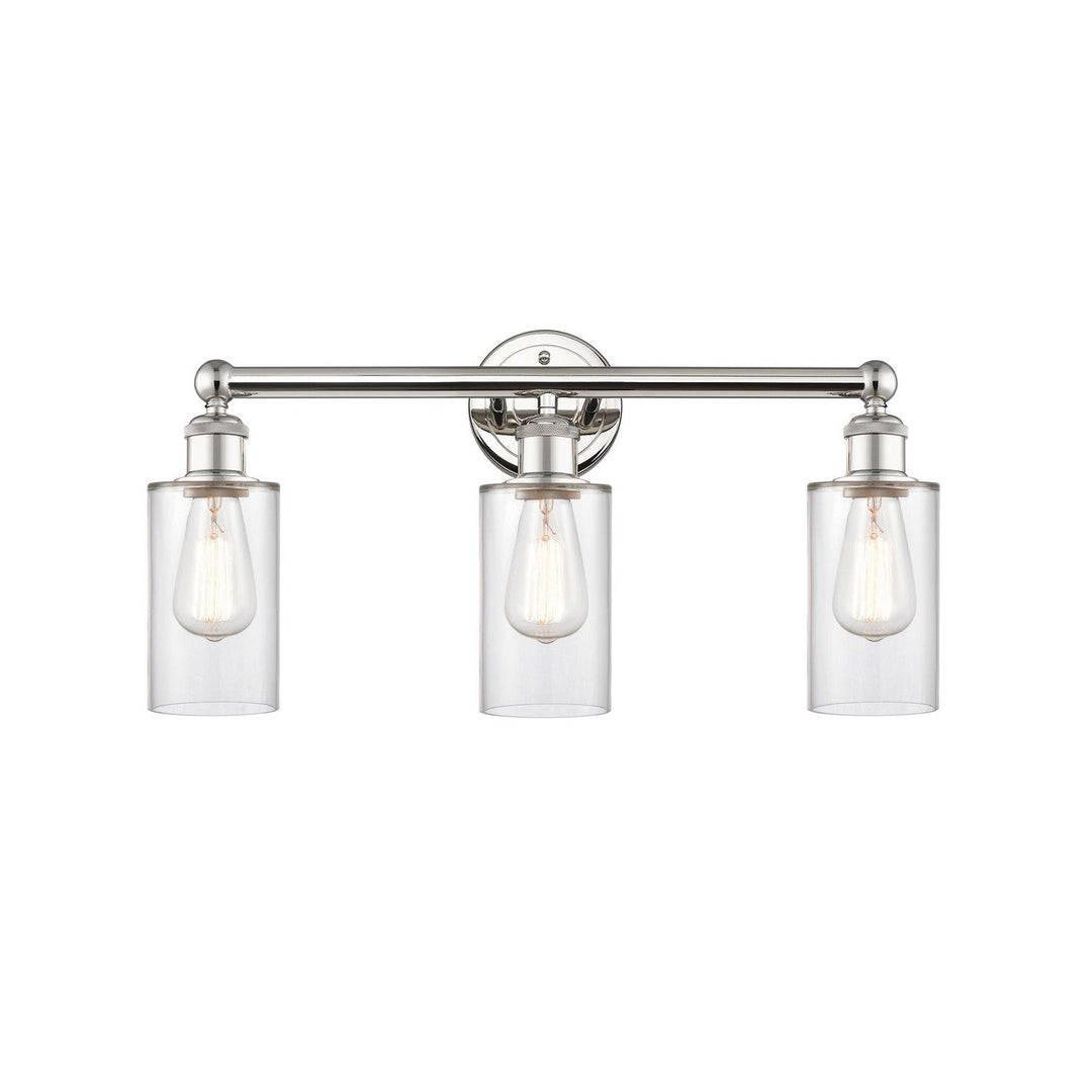 Innovations Edison 616-3W-PN-G802 Bath Vanity Light 22 in. wide - Polished Nickel