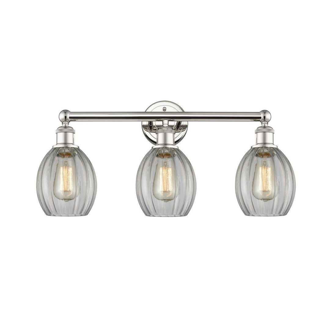 Innovations Edison 616-3W-PN-G82 Bath Vanity Light 24 in. wide - Polished Nickel