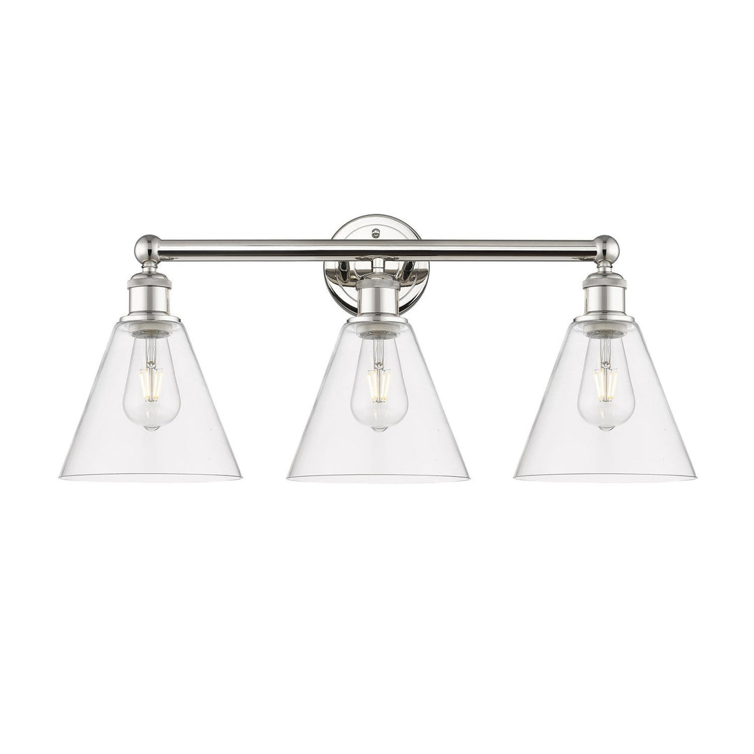 Innovations Downtown Urban 616-3W-PN-GBC-82 Bath Vanity Light 26 in. wide - Polished Nickel