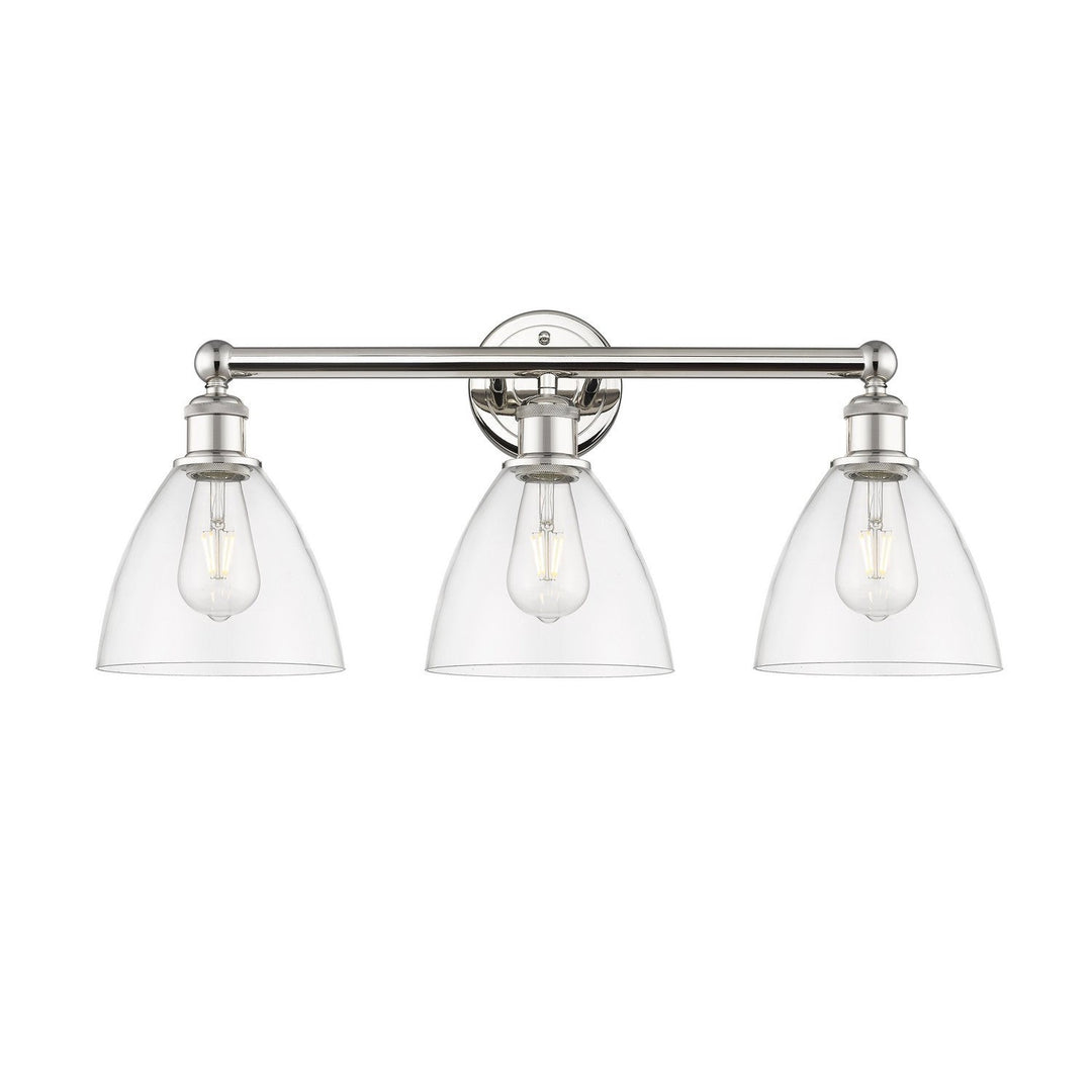 Innovations Edison 616-3W-PN-GBD-752 Bath Vanity Light 26 in. wide - Polished Nickel