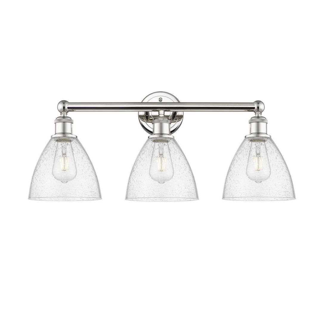 Innovations Edison 616-3W-PN-GBD-754 Bath Vanity Light 26 in. wide - Polished Nickel