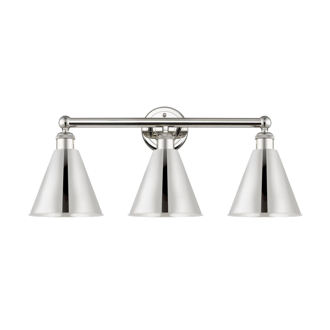 Innovations Downtown Urban 616-3W-PN-MBC-8-PN Bath Vanity Light 26 in. wide - Polished Nickel
