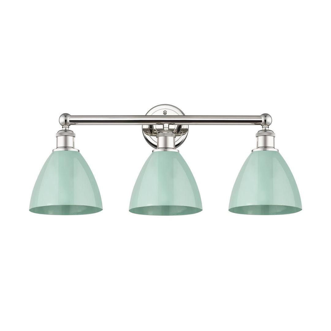 Innovations Downtown Urban 616-3W-PN-MBD-75-SF Bath Vanity Light 26 in. wide - Polished Nickel