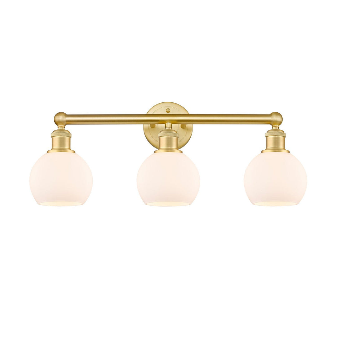 Innovations Edison 616-3W-SG-G121-6 Bath Vanity Light 24 in. wide - Satin Gold