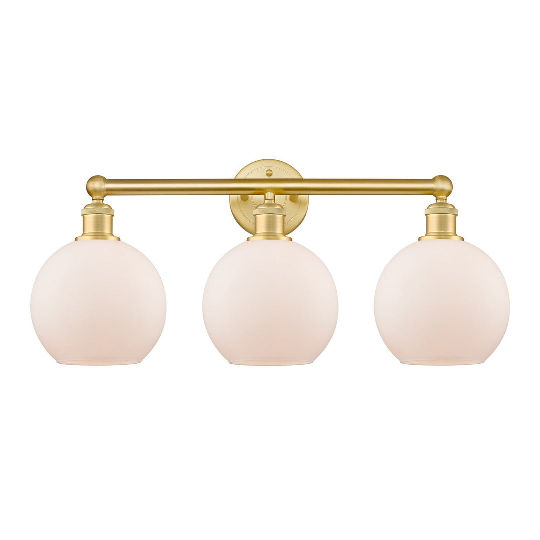 Innovations Downtown Urban 616-3W-SG-G121-8 Bath Vanity Light 26 in. wide - Satin Gold