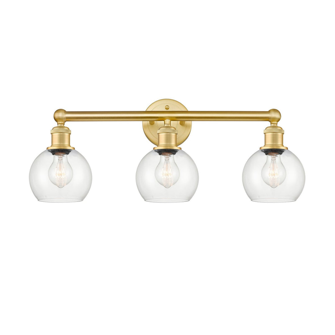 Innovations Edison 616-3W-SG-G122-6 Bath Vanity Light 24 in. wide - Satin Gold