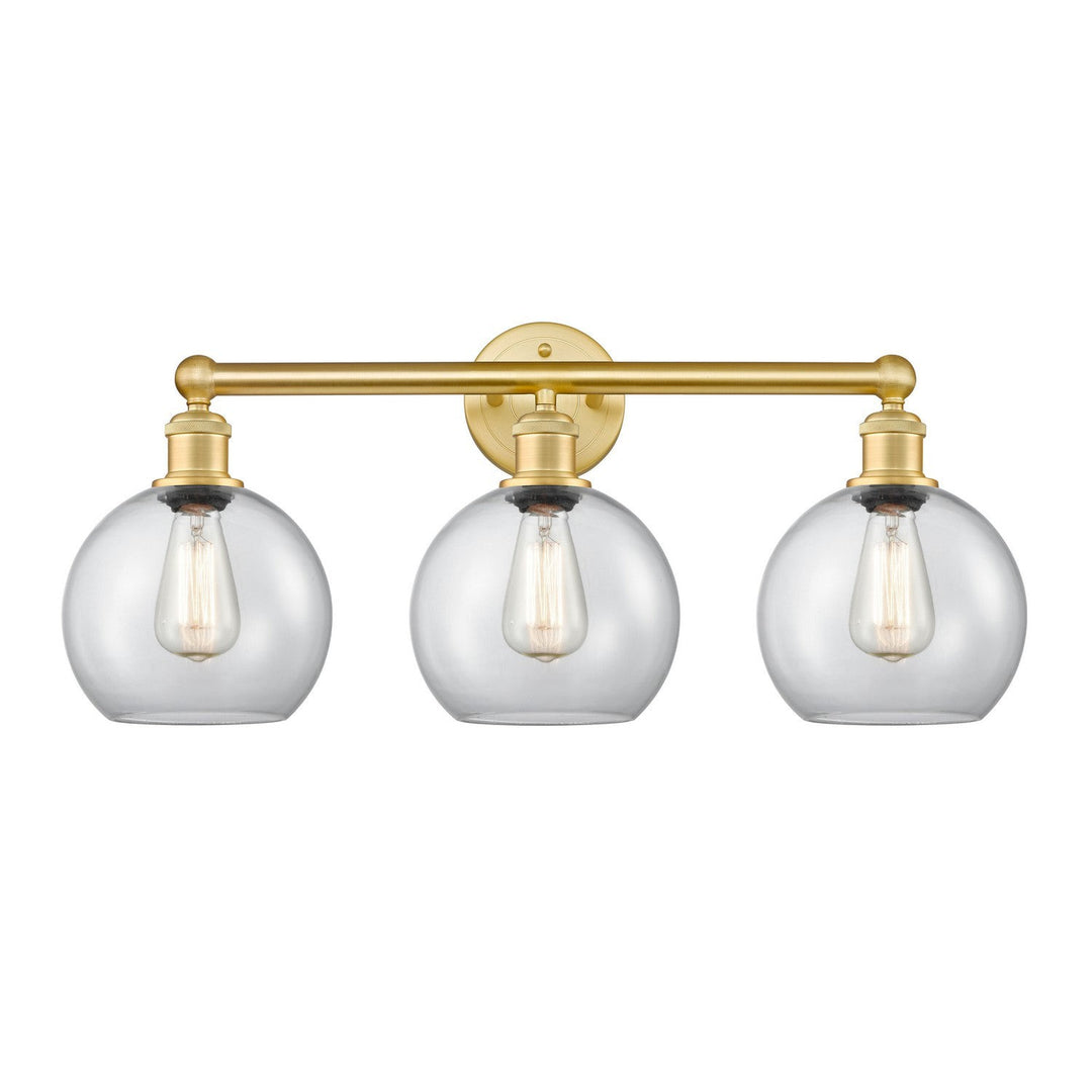 Innovations Downtown Urban 616-3W-SG-G122-8 Bath Vanity Light 26 in. wide - Satin Gold