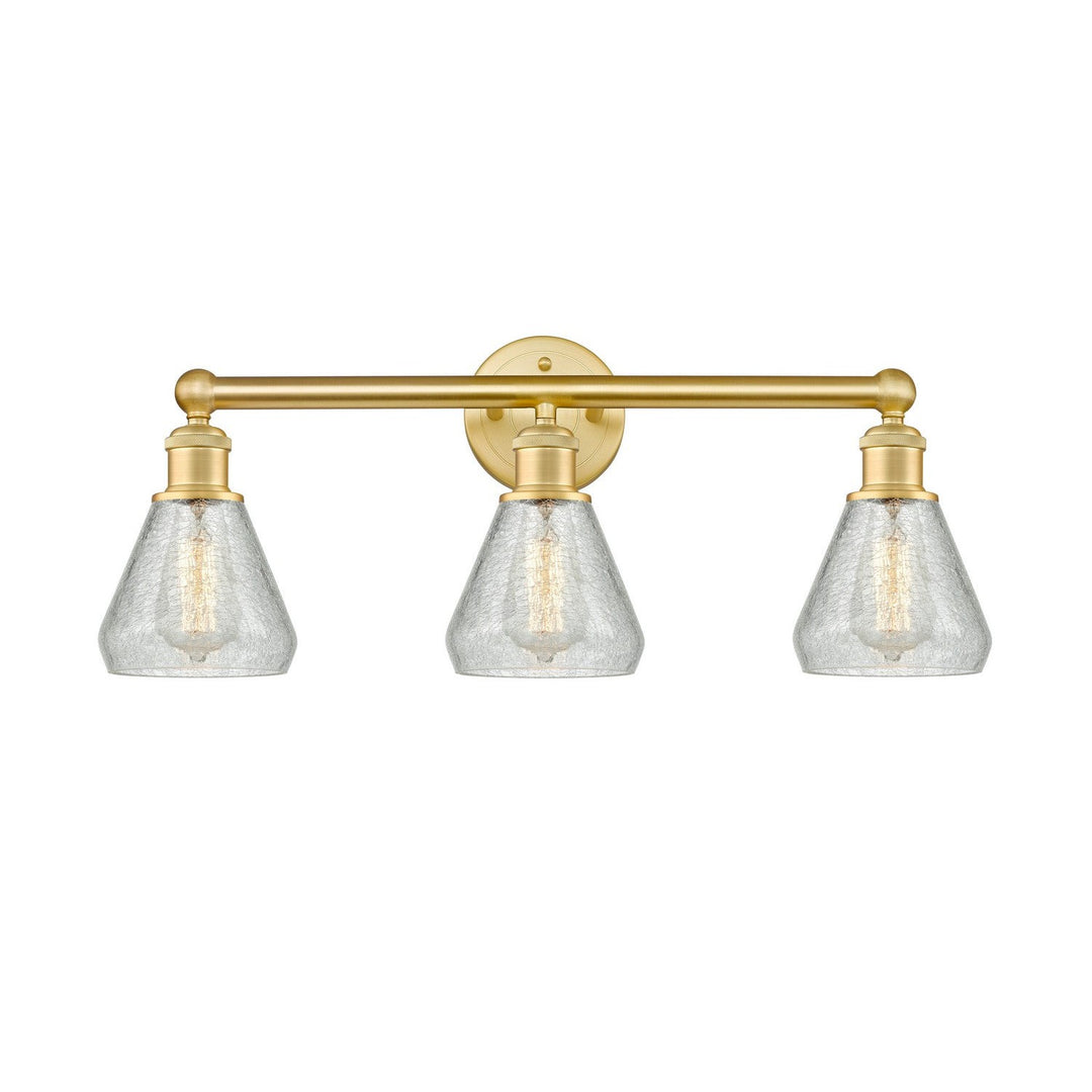 Innovations Edison 616-3W-SG-G275 Bath Vanity Light 24 in. wide - Satin Gold