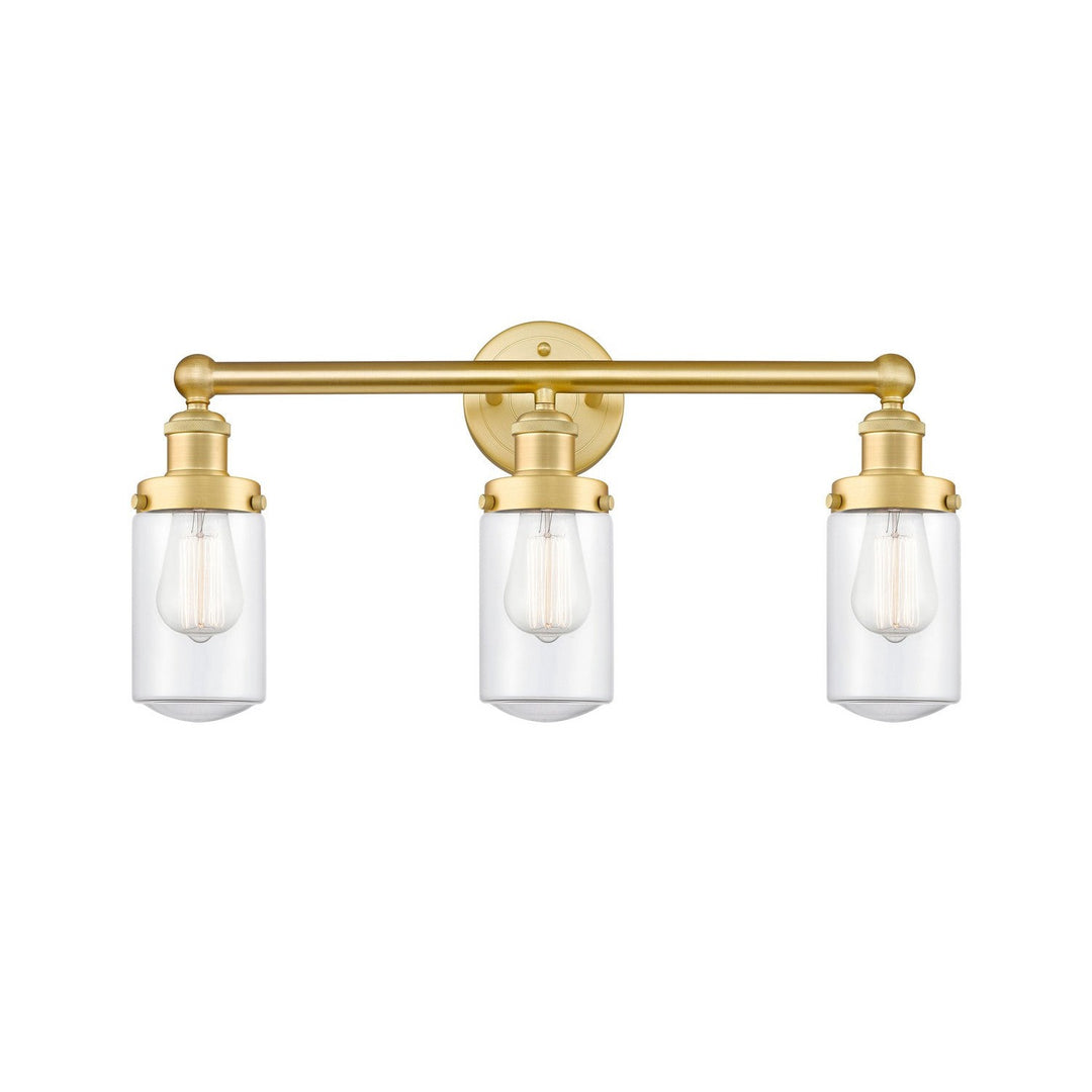 Innovations Edison 616-3W-SG-G312 Bath Vanity Light 25 in. wide - Satin Gold