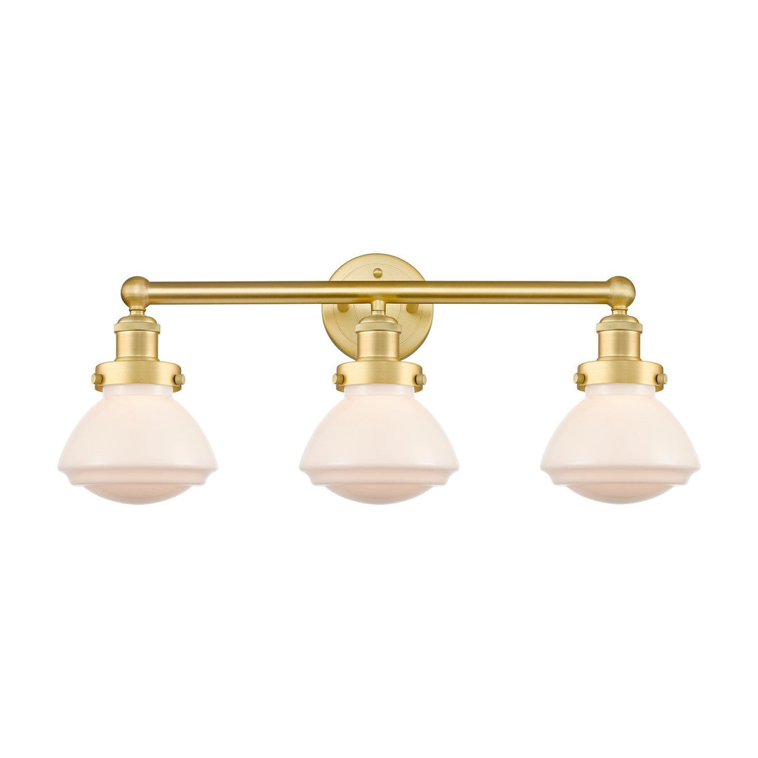 Innovations Edison 616-3W-SG-G321 Bath Vanity Light 25 in. wide - Satin Gold