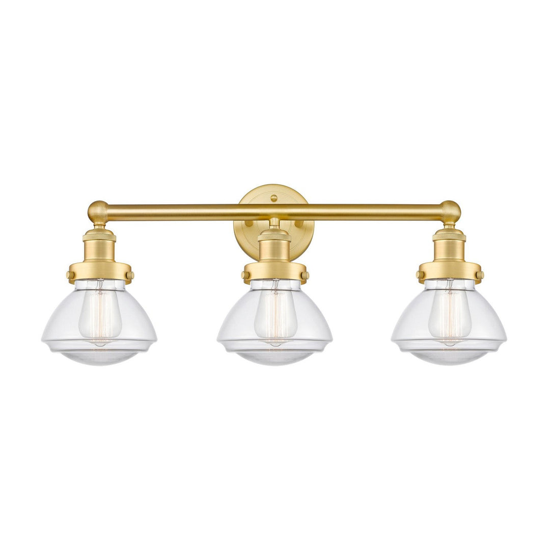 Innovations Edison 616-3W-SG-G322 Bath Vanity Light 25 in. wide - Satin Gold