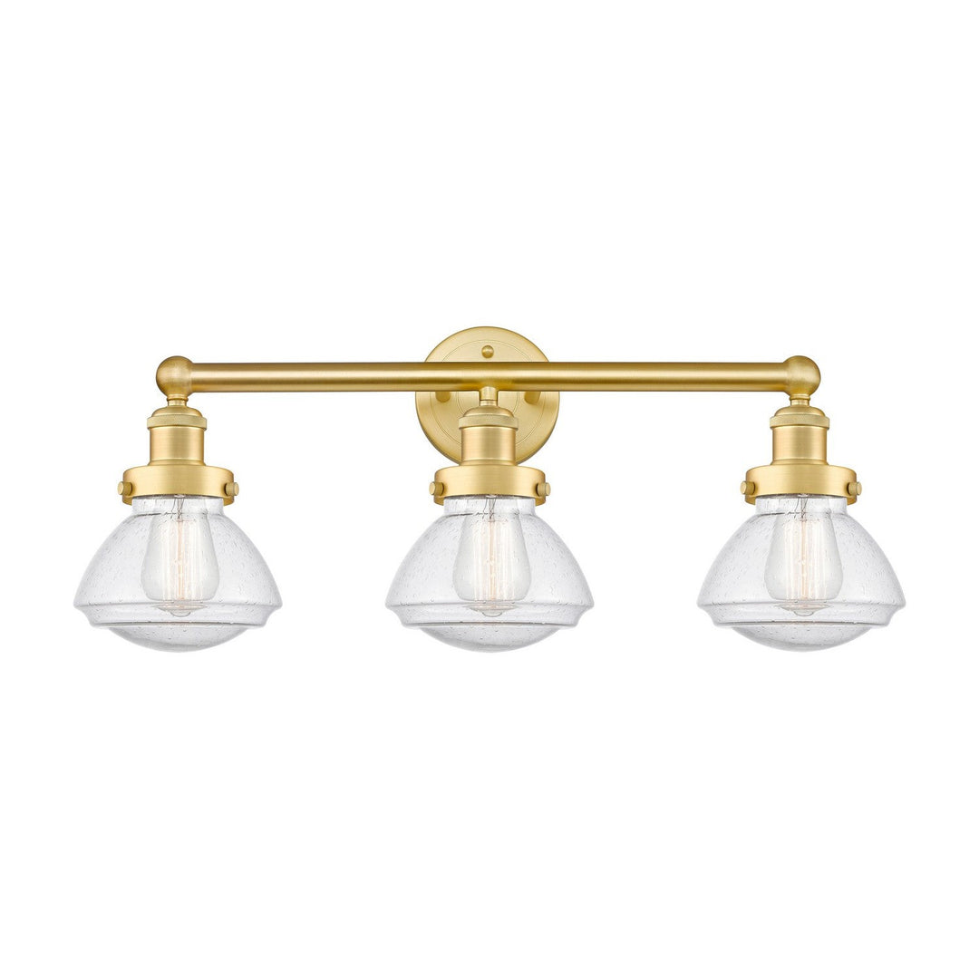 Innovations Edison 616-3W-SG-G324 Bath Vanity Light 25 in. wide - Satin Gold